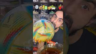 Food ASMR Eating a FIFA World Cup Soccer Ball and other snacks! #asmr #food #asm