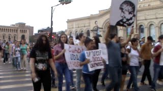 Ереван: протест несовершеннолетних