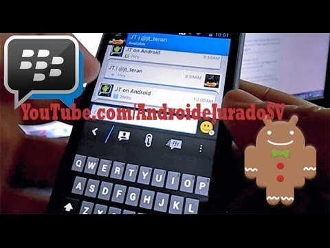 Blackberry Messenger Para Android 2.3 Gingerbread y armv6 100%