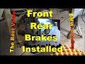 Front and Rear Brakes and Rotors Replacement BMW 325i