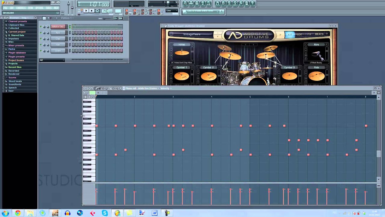 Как сделать барабанную дробь в fl studio Как сделать барабанную дробь в fl studio