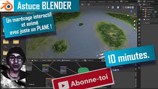 Créer un marécage animé grâce au masque d'influence - Texture animé - Tuto en Français