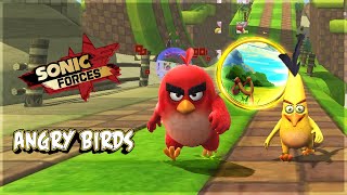 Sonic Forces X Angry Birds Red & Chuck Showcase 4K Gameplay