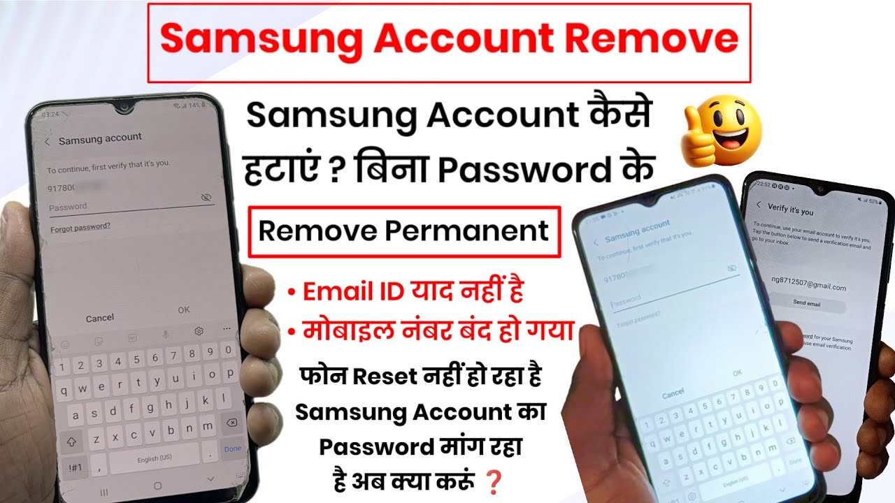 Samsung Account Remove Without Password | verify it’s Samsung Account Remove Without Password | verify it’s