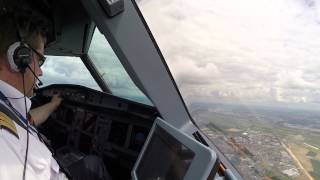 Airbus 320 Pit Approach And Land Charles De Gaulle Lfpg