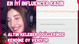 Pqueen - Pantene Altın Kelebek Ödüllerinde 2.Turda Adayları İnceliyor Ve Kendine Oy Kullanıyor