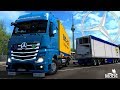 ETS2 Mods v1.36 ▶️ Mercedes Actros MP4 edit by Alex V1.5