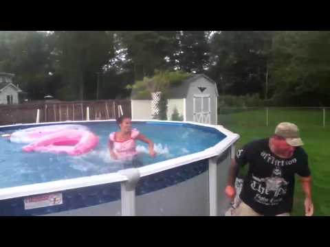 Surprise Pool Dunk