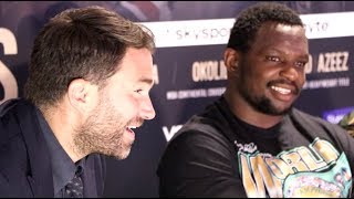 DILLIAN WHYTE v OSCAR RIVAS (FULL) POST-FIGHT PRESS CONFERENCE WITH EDDIE HEARN & MARK TIBBS / o2