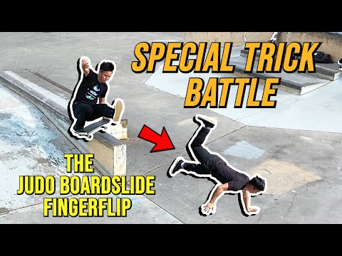 SPECIAL TRICK BATTLE - The Judo Boardslide Fingerflip