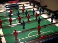 ragazzo fa numeri impressionanti col calcio balilla
