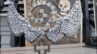 Question Cross Tribute to Indian Larry at Harley Davidson Full Throttle Saloon Barbie The Welder