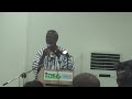 Professor Kwame Ninsin opens Ghana's citizen assessment of Fifty Years of the AU