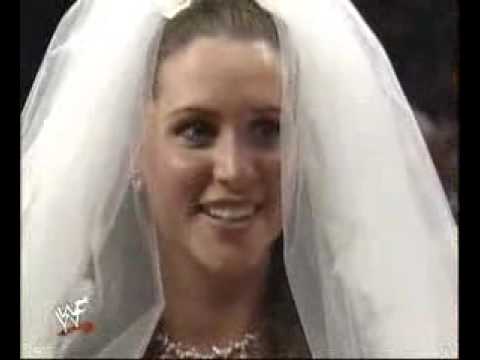 Stephanie McMahon marries Triple H at a drivethru wedding chapel in Las 