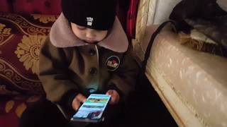 Ayan Hameed Sakhakot | Baby Watching Youtube | Kid enjoying Youtube