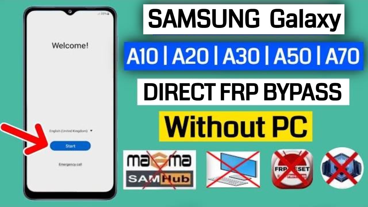 Samsung A10/A20/A30/A50/A70 FRP Bypass Final Solution Samsung A10/A20/A30/A50/A70 FRP Bypass Final Solution