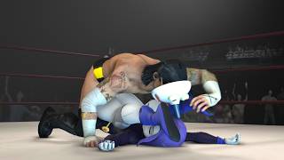 Raven Vs The Twisted Clown Wrestling Ryona Animation リョナ