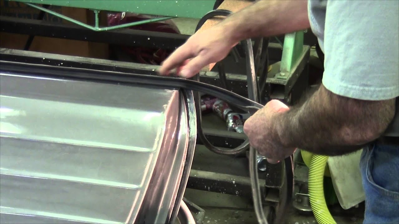 1947-55 1st series Chevy Pickup Door Weatherstrip Installation - YouTube