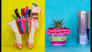 #DIYProjects #DIYOrganizer # HomeDecor 3 DIY Room Organizer Idea Out of Waste by Aloha Crafts