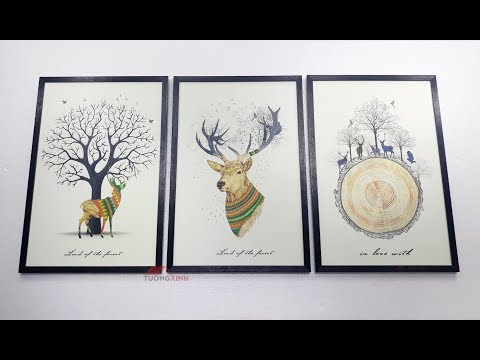 Tường Xinh - Tranh treo tường Tuần Lộc - SCA019
