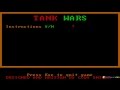 Tank Wars gameplay (PC Game, 1986)