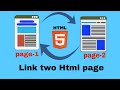 How to link on page to another page in HTML program /HTML a href tage use for link