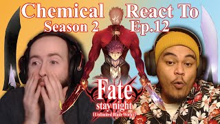 The Final Battle Shirou Vs Gilgamesh Fate Stay Night Ubw Season 2 Episode 12 Reaction