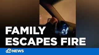 Terrifying video shows family's escape from Camp Fire in Paradise