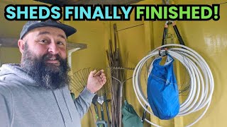 Shed Complete Allotment Surprise, Dehydrated Apples & Hydroponics Progress 2 Weeks In