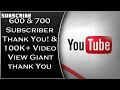 PaulTheMinecraftKid's Giant 600, 700 Subscriber Thank You! & 100,000 Views Thank You!