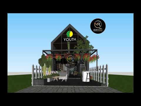 Quán Coffee Làm Bằng Khung Thép Tiền Chế Rất Đẹp | Kiến Trúc Nhà Đẹp
