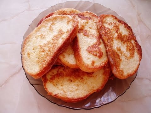 Как сделать гренки на сковороде сладкие