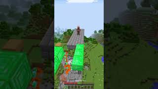 Minecraft: Villager Chasing Me For Emerald - House Of Memories #shorts #minecraf