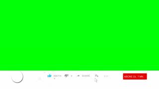 Abone Ol Green Screen Şablonu