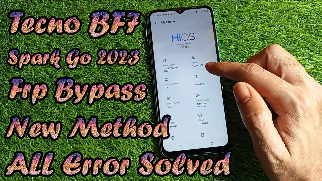 Tecno BF7 (Spark Go 2023) Frp Bypass New Method All Tecno BF7 (Spark Go 2023) Frp Bypass New Method All