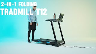 Merach T12 Foldable Incline Treadmill Compact, Powerful & Smart