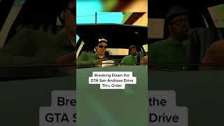 GTA San Andreas Drive Thru Order Breakdown #shorts