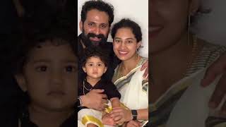 Pooja Ramachandran With Her Husband And Son