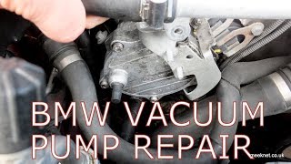 BMW N62 Vacuum Pump Oil Leak Repair - 650i 645i 750i 745i