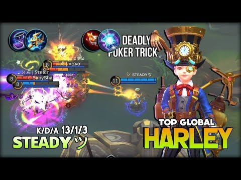 Great Inventor with Deadly Magic Trick! sแดแดแดแด
สใ Top Global Harley ~ Mobile Legends