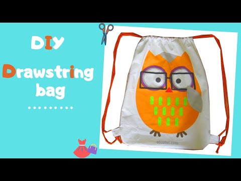 TỰ MAY BALO DÂY RÚT CỰC KÌ ĐƠN GIẢN | MAY TÚI VÍ | Ặt Củ Tỏi DIY