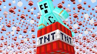 Minecraft But Theres Only One Tnt Block