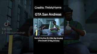 GTA San Andreas - The Big Smoke's Death - End of the line #shorts #tiktok #gtasa