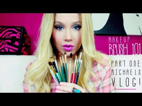 Brush 101 - Part 1: The Basics, My Art Store Brushes + Michaels VLOG ...