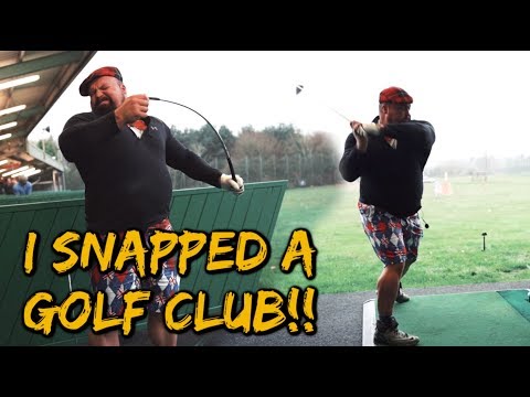 WORLDS STRONGEST MAN HITS LONGEST DRIVE?!