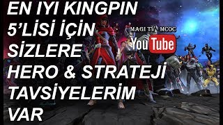BEST 5 HEROES FOR KINGPIN ADVENTURE - MCOC -MARVEL CONTEST OF CHAMPIONS