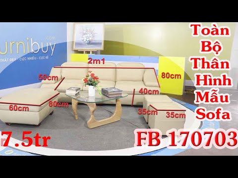 Sofa kích thước chuẩn cho phòng khách nhỏ FB170703| Nội thất sofa giá rẻ| Furnibuy.com