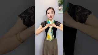 Workout To Wine Night Sportyy Silk Scarf Transformation