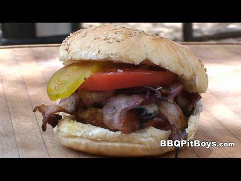 Bacon Veggie Burgers Recipe by the BBQ Pit Boys