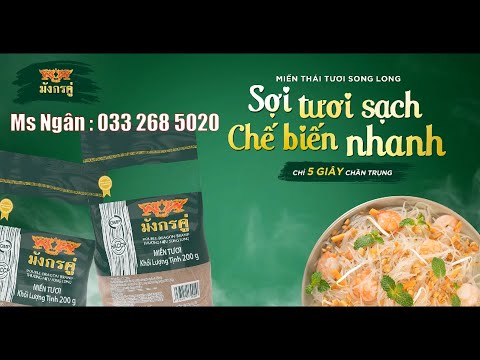 Cách làm miến xào hải sản ngon dai thơm phức | Miến Thái Song Long